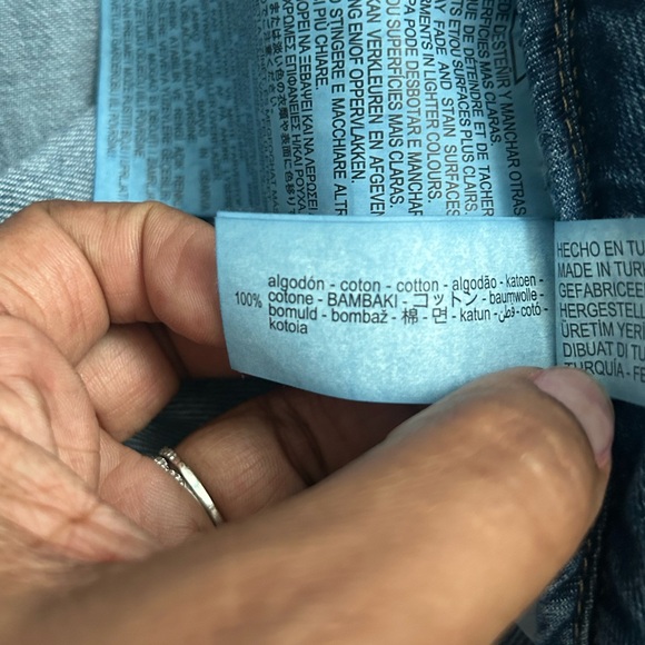 Zara | front pleat wide leg jeans - Picture 9 of 15